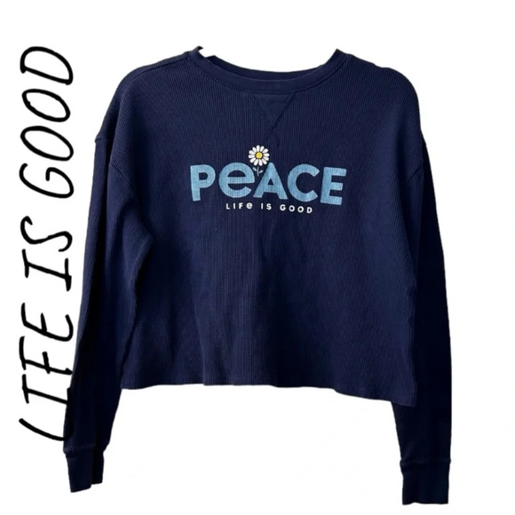 Tops - Blue Long Sleeve T-Shirt